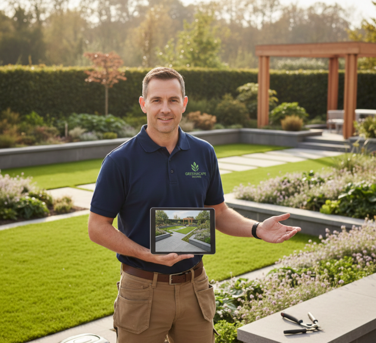 Landscaping business owners